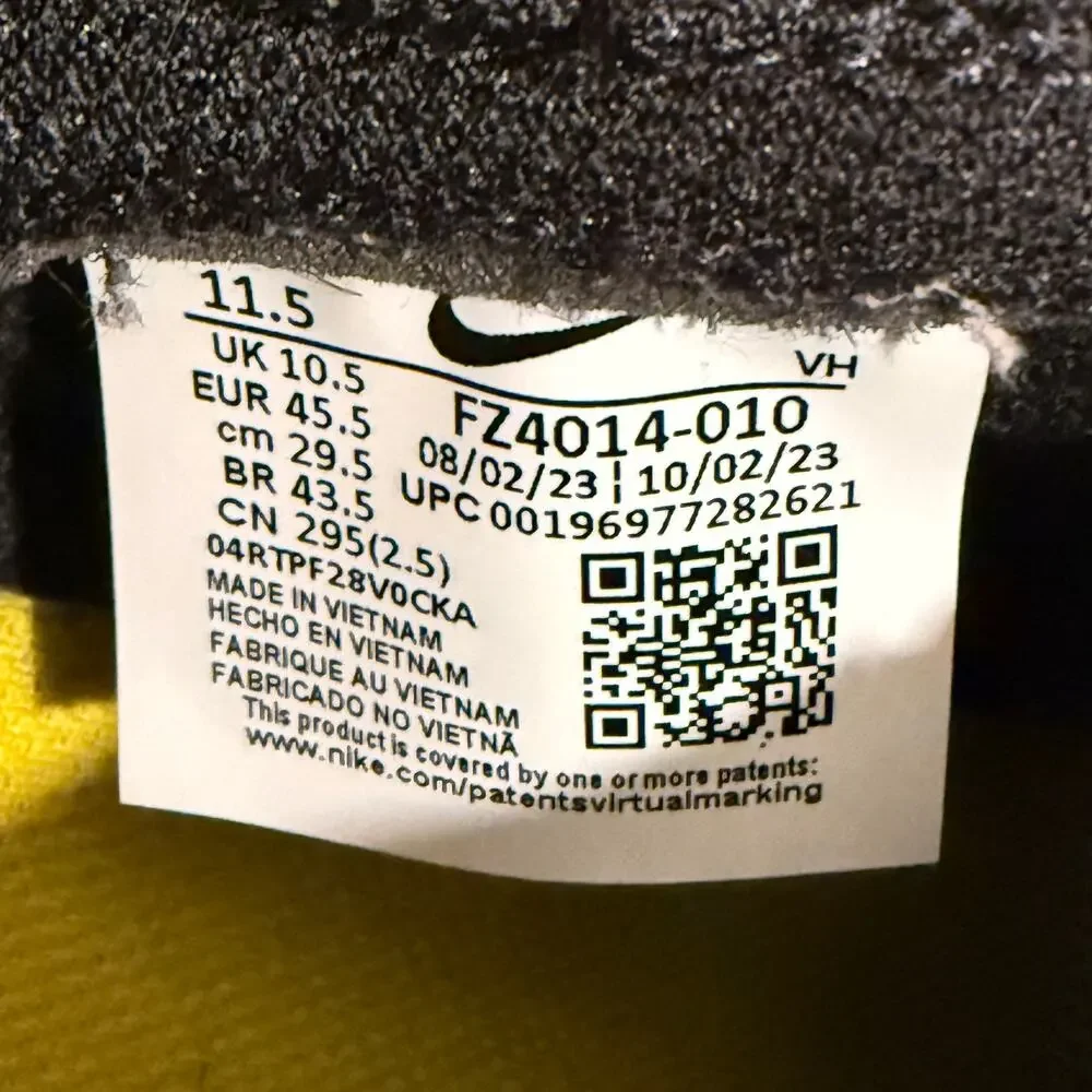 Nike Dunk Low Michigan Navy Yellow FZ4014-010 Men’s Size 11.5 w/ Box